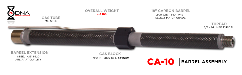 Carbon Fiber 308AR Barrel